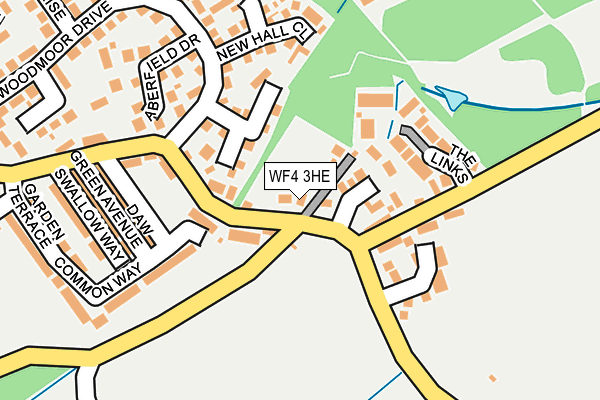 WF4 3HE map - OS OpenMap – Local (Ordnance Survey)