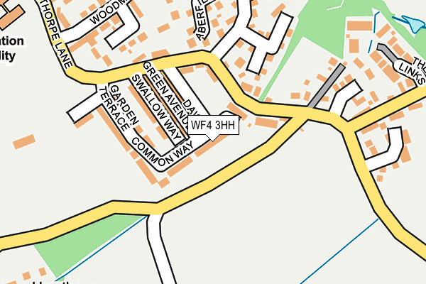 WF4 3HH map - OS OpenMap – Local (Ordnance Survey)
