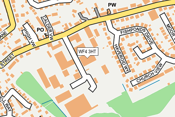 WF4 3HT map - OS OpenMap – Local (Ordnance Survey)