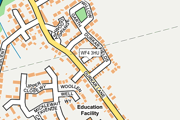 WF4 3HU map - OS OpenMap – Local (Ordnance Survey)