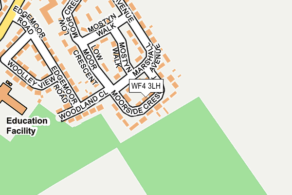 WF4 3LH map - OS OpenMap – Local (Ordnance Survey)