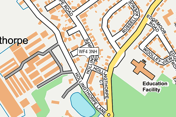 WF4 3NH map - OS OpenMap – Local (Ordnance Survey)