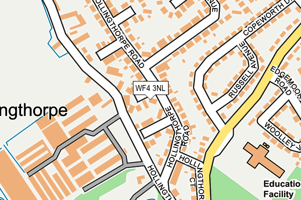 WF4 3NL map - OS OpenMap – Local (Ordnance Survey)