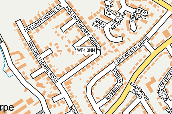 WF4 3NN map - OS OpenMap – Local (Ordnance Survey)