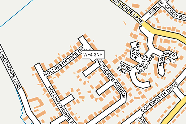 WF4 3NP map - OS OpenMap – Local (Ordnance Survey)