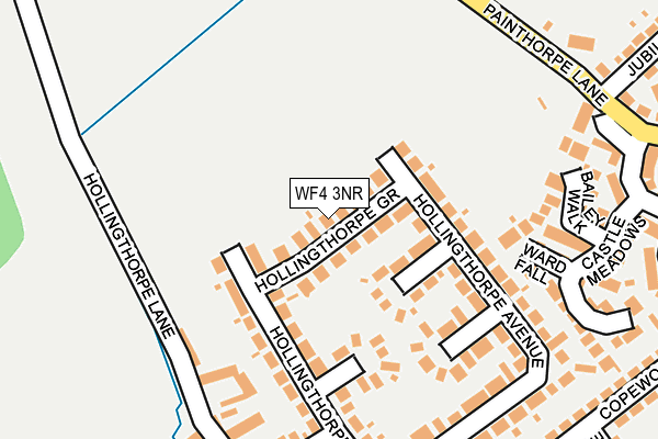 WF4 3NR map - OS OpenMap – Local (Ordnance Survey)