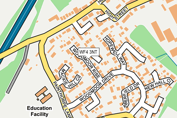 WF4 3NT map - OS OpenMap – Local (Ordnance Survey)