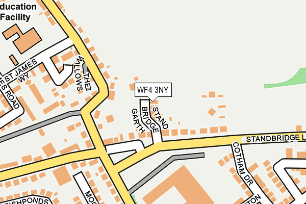 WF4 3NY map - OS OpenMap – Local (Ordnance Survey)