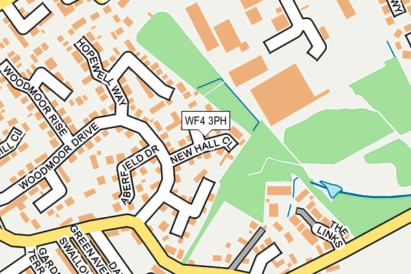 WF4 3PH map - OS OpenMap – Local (Ordnance Survey)