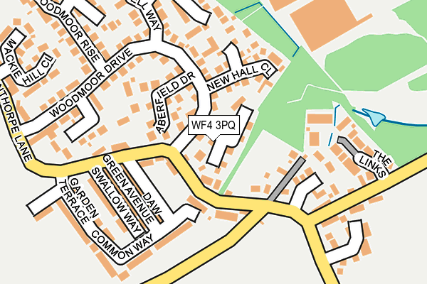 WF4 3PQ map - OS OpenMap – Local (Ordnance Survey)