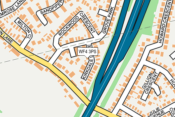 WF4 3PS map - OS OpenMap – Local (Ordnance Survey)