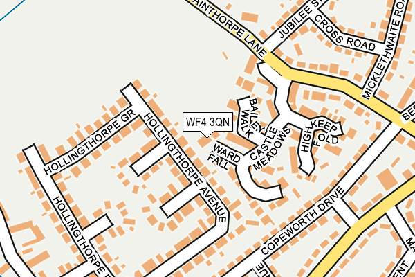 WF4 3QN map - OS OpenMap – Local (Ordnance Survey)