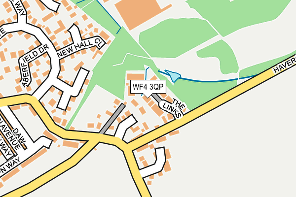 WF4 3QP map - OS OpenMap – Local (Ordnance Survey)