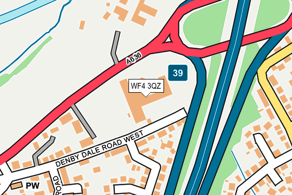 WF4 3QZ map - OS OpenMap – Local (Ordnance Survey)