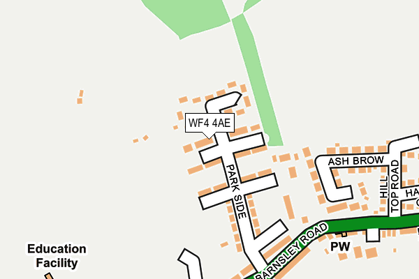 WF4 4AE map - OS OpenMap – Local (Ordnance Survey)