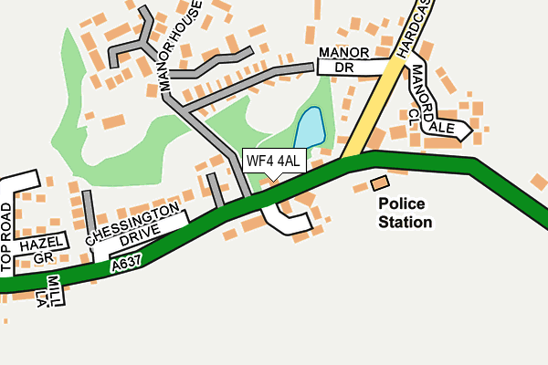 WF4 4AL map - OS OpenMap – Local (Ordnance Survey)