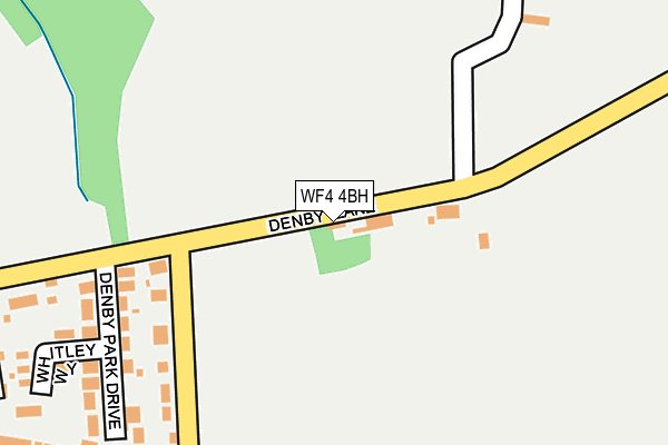 WF4 4BH map - OS OpenMap – Local (Ordnance Survey)
