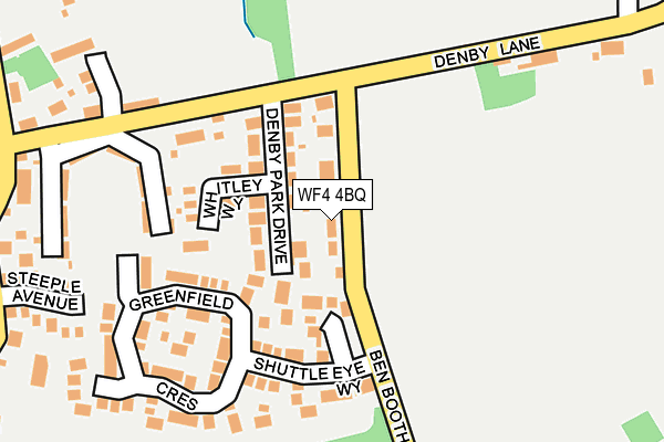WF4 4BQ map - OS OpenMap – Local (Ordnance Survey)