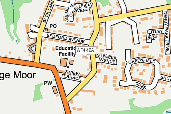 WF4 4EA map - OS OpenMap – Local (Ordnance Survey)
