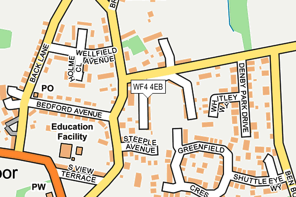 WF4 4EB map - OS OpenMap – Local (Ordnance Survey)