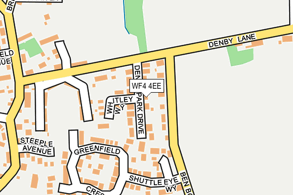 WF4 4EE map - OS OpenMap – Local (Ordnance Survey)