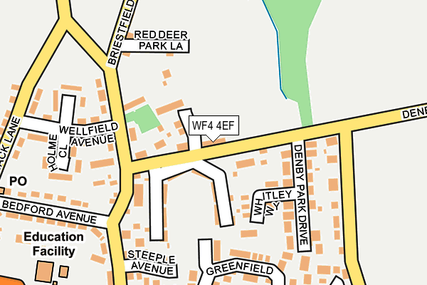 WF4 4EF map - OS OpenMap – Local (Ordnance Survey)