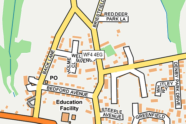 WF4 4EG map - OS OpenMap – Local (Ordnance Survey)