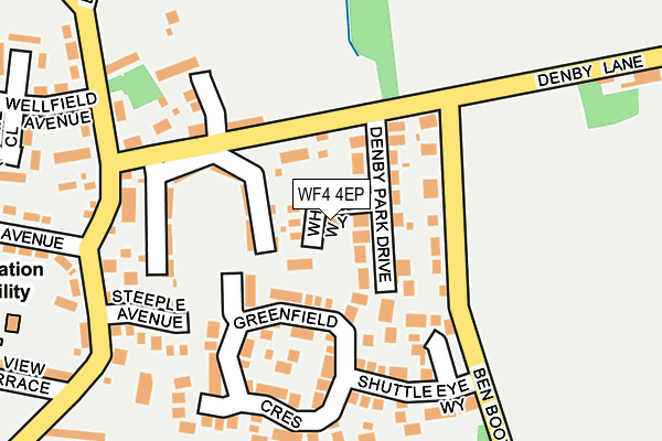 WF4 4EP map - OS OpenMap – Local (Ordnance Survey)