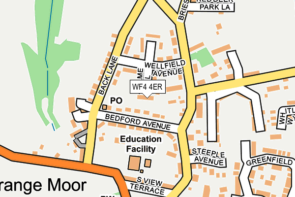 WF4 4ER map - OS OpenMap – Local (Ordnance Survey)