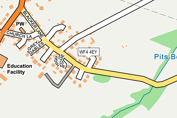 WF4 4EY map - OS OpenMap – Local (Ordnance Survey)