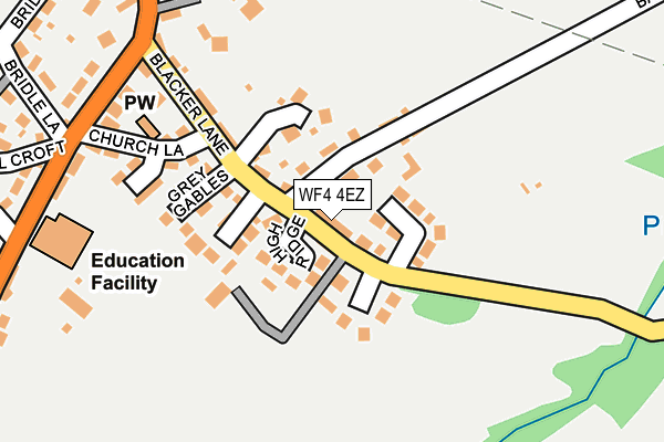 Map of OVERTON ENGINEERING LIMITED at local scale