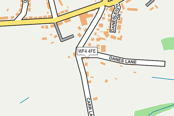 WF4 4FE map - OS OpenMap – Local (Ordnance Survey)