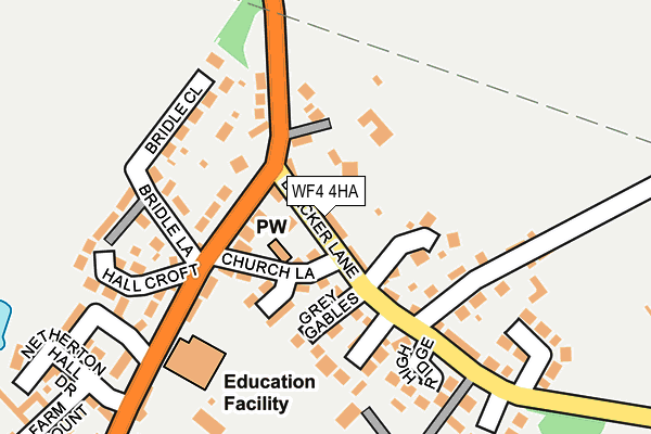 WF4 4HA map - OS OpenMap – Local (Ordnance Survey)
