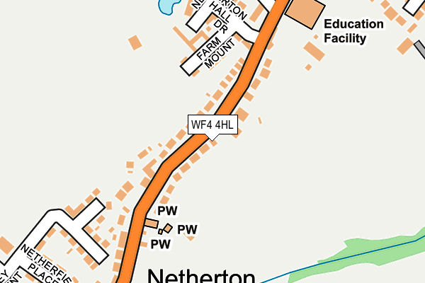 Map of JRW FINANCIAL PLANNING LIMITED at local scale