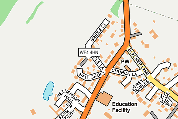 WF4 4HN map - OS OpenMap – Local (Ordnance Survey)