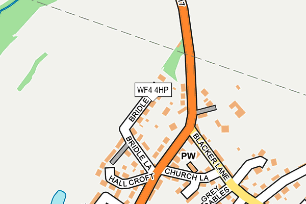 WF4 4HP map - OS OpenMap – Local (Ordnance Survey)