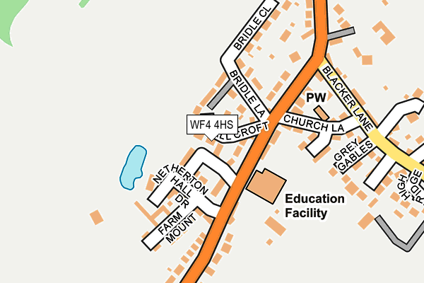 WF4 4HS map - OS OpenMap – Local (Ordnance Survey)