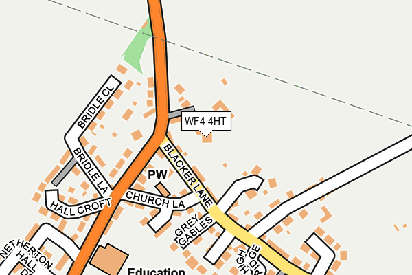 WF4 4HT map - OS OpenMap – Local (Ordnance Survey)