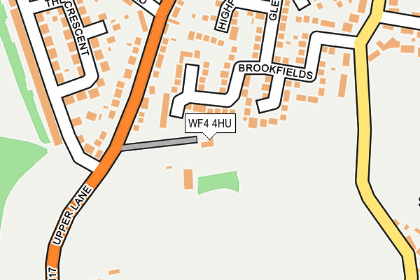 WF4 4HU map - OS OpenMap – Local (Ordnance Survey)
