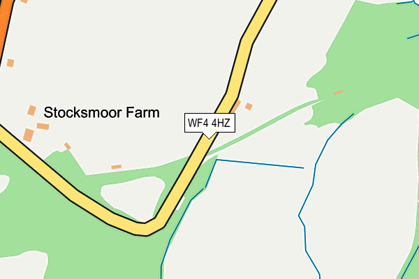 WF4 4HZ map - OS OpenMap – Local (Ordnance Survey)