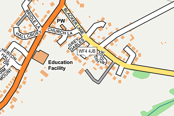 WF4 4JB map - OS OpenMap – Local (Ordnance Survey)