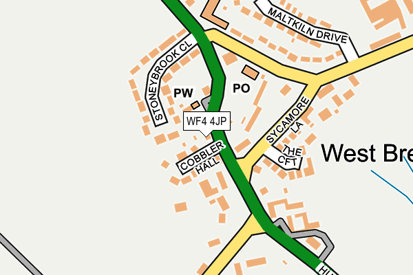 WF4 4JP map - OS OpenMap – Local (Ordnance Survey)