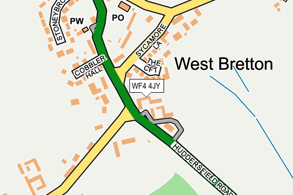 WF4 4JY map - OS OpenMap – Local (Ordnance Survey)