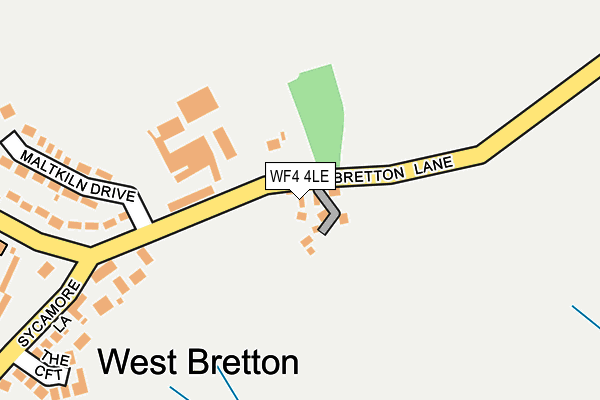 WF4 4LE map - OS OpenMap – Local (Ordnance Survey)