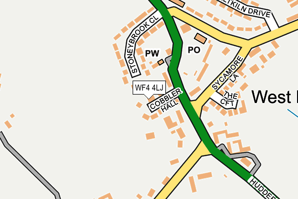 WF4 4LJ map - OS OpenMap – Local (Ordnance Survey)