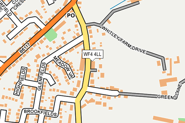 WF4 4LL map - OS OpenMap – Local (Ordnance Survey)