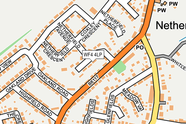 WF4 4LP map - OS OpenMap – Local (Ordnance Survey)