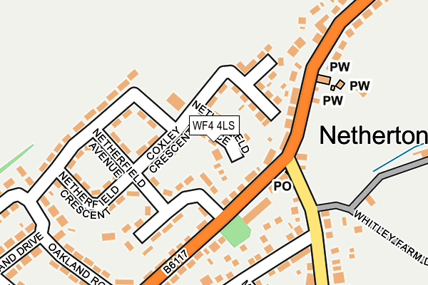 WF4 4LS map - OS OpenMap – Local (Ordnance Survey)
