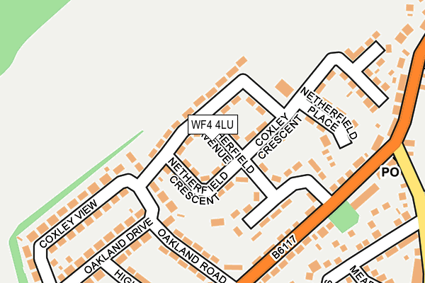 WF4 4LU map - OS OpenMap – Local (Ordnance Survey)
