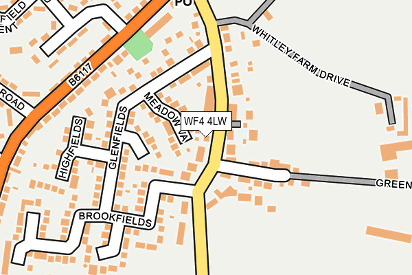 WF4 4LW map - OS OpenMap – Local (Ordnance Survey)